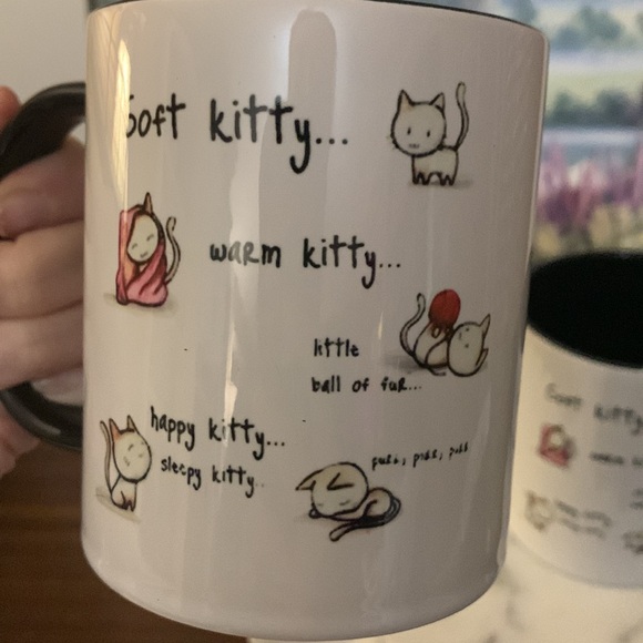 🐈 Cat mug set of 2- soft kitty, warm kitty,… - Picture 3 of 6